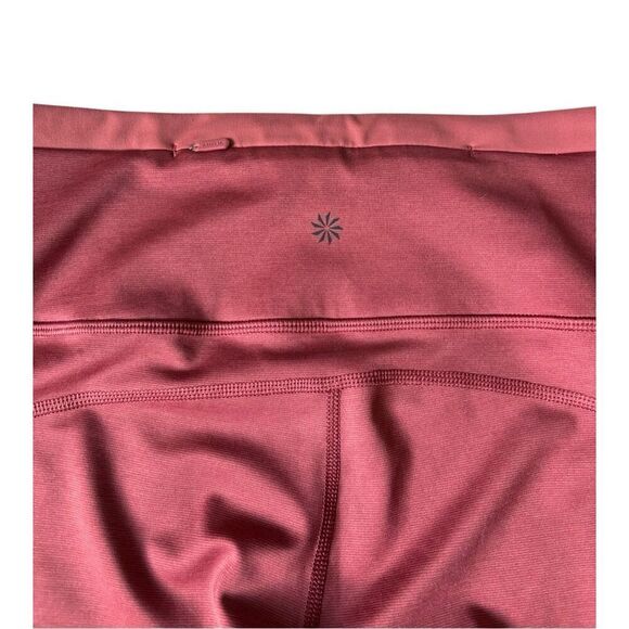 Athleta Allyson Felix Ultimate Stash II Legend Tight Leggings size M Coral Red - Picture 10 of 12